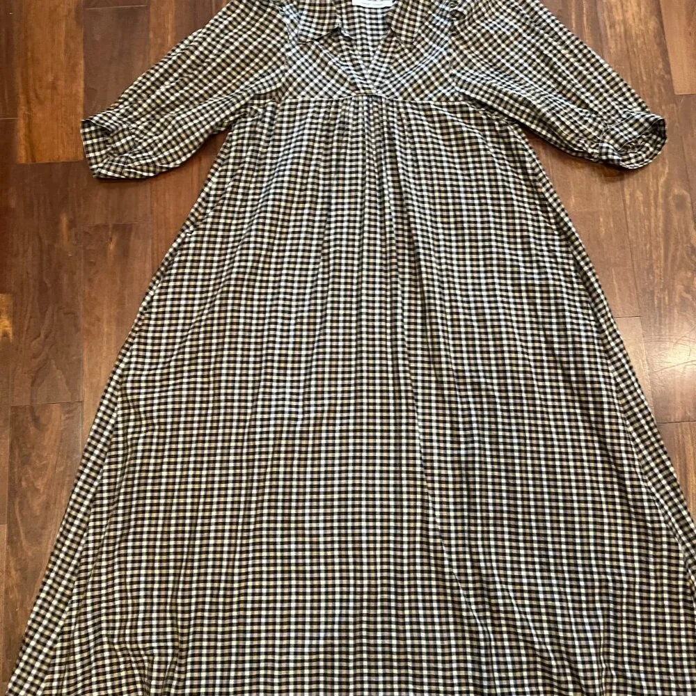 Samsoe & Samsoe Opal Dress Orchid Check, Size M. - Picture 6 of 10